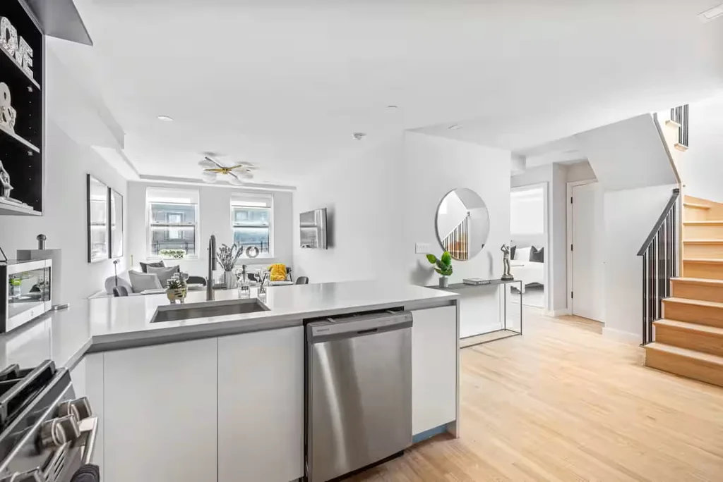 Kitchen — 3BR Penthouse Suite with Massive Private Rooftop — The Sixty Two NYC, Lenox Hill, Upper East Side