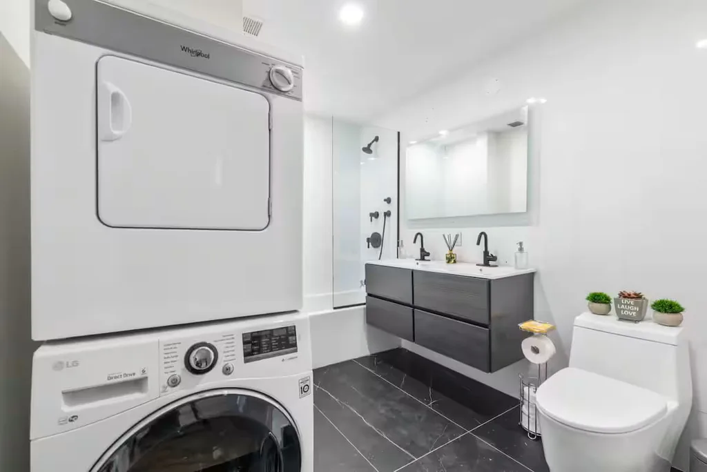 Laundry — 3BR Penthouse Suite with Massive Private Rooftop — The Sixty Two NYC, Lenox Hill, Upper East Side