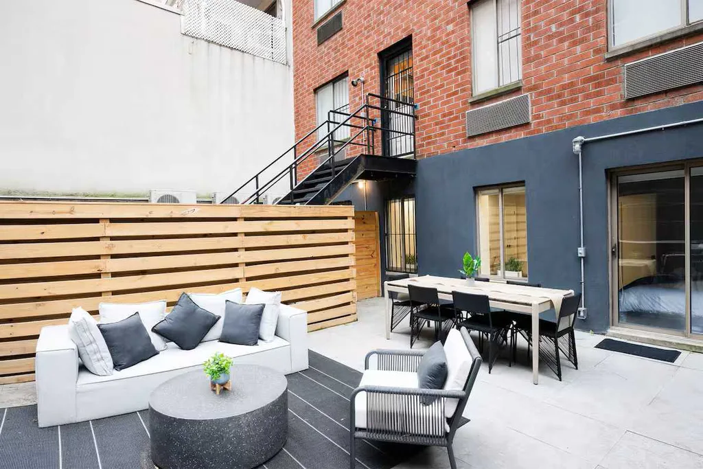 Patio — Luxurious 1BR w/ Private Patio near Central Park — The Sixty Two NYC, Lenox Hill, Upper East Side