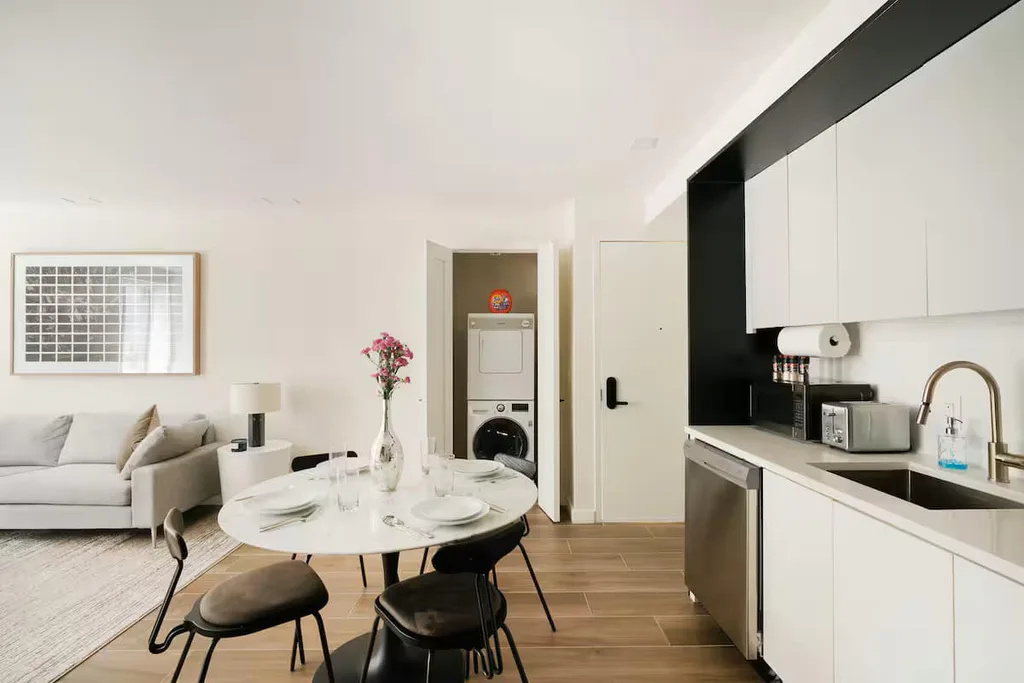 Laundry — Luxurious 1BR w/ Private Patio near Central Park — The Sixty Two NYC, Lenox Hill, Upper East Side