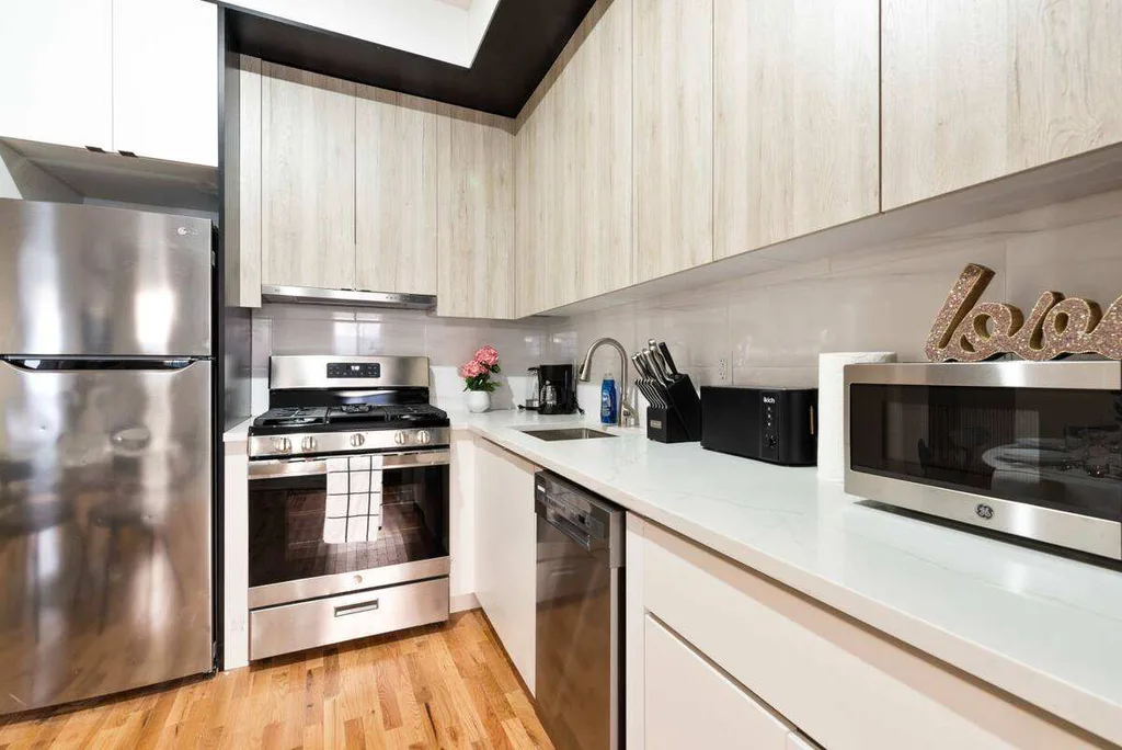 Kitchen — Luxury 3BR Duplex w Private Patio in Upper East — The Sixty Two NYC, Lenox Hill, Upper East Side