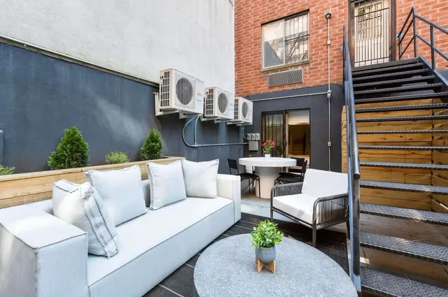 Patio — Luxury 3BR Duplex w Private Patio in Upper East — The Sixty Two NYC, Lenox Hill, Upper East Side
